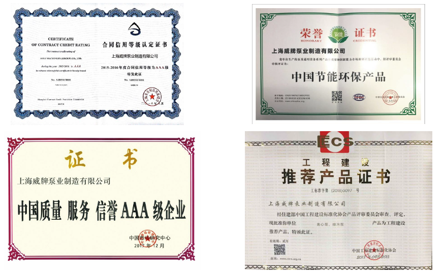 上海威牌榮譽(yù)證書(shū)4